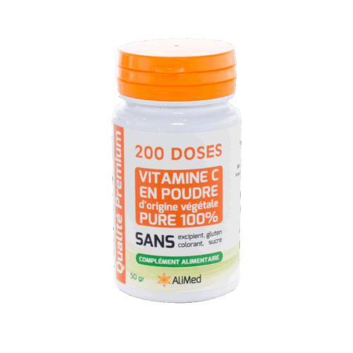 alimed-pot-50g-.png Vitamine C Pure En Poudre D’Origine Végétale 50G Nutri-Power