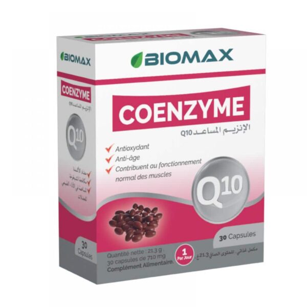 Biomax Coenzyme Q10 B/30 Géllules