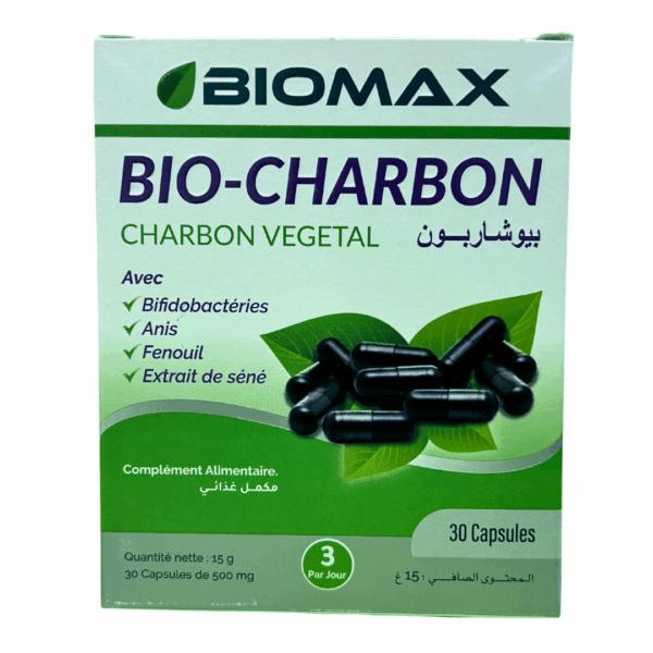Biomax Bio-Charbon (avec bifidobactéries, anis, fenouil, extrait de séné)