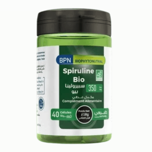bpn-spiruline.png BPN Spiruline Bio 350mg Gélules
