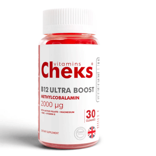 Cheks Vitamins B12 Ultra Boost 2000mcg Gummies