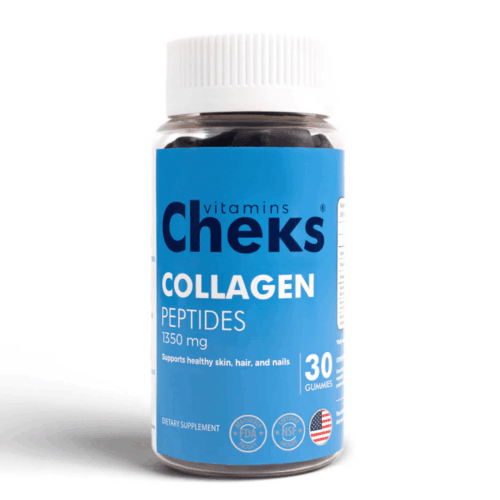 cheks-collagen.png Cheks Vitamins Collagen 1350mg Gummies