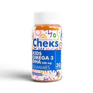 Cheks Vitamins Omega 3 Kids DHA 250mg Gummies