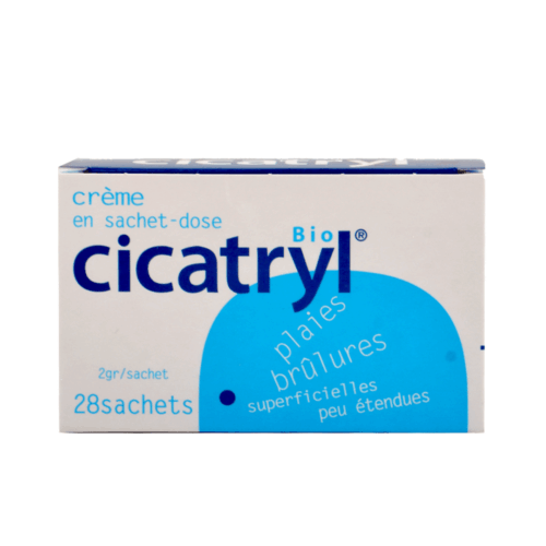 cicatryl-b-28.png Acm Cicatryl Bio Crème En Sachet-Dose Plaies Et Brûlures B/28 Sachets