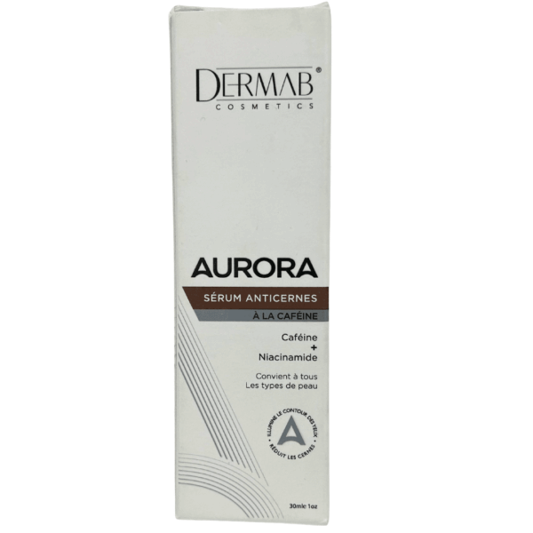 Aurora Sérum Anti-cernes + caféine + niacinamide + Vit E (tous types de peau)