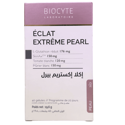 Biocyte Éclat Extrême Pearl (L-glutathion, SkinAx, Tomate blanche, Mûrier blanc)