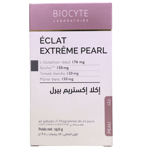 Biocyte Éclat Extrême Pearl (L-glutathion, SkinAx, Tomate blanche, Mûrier blanc)