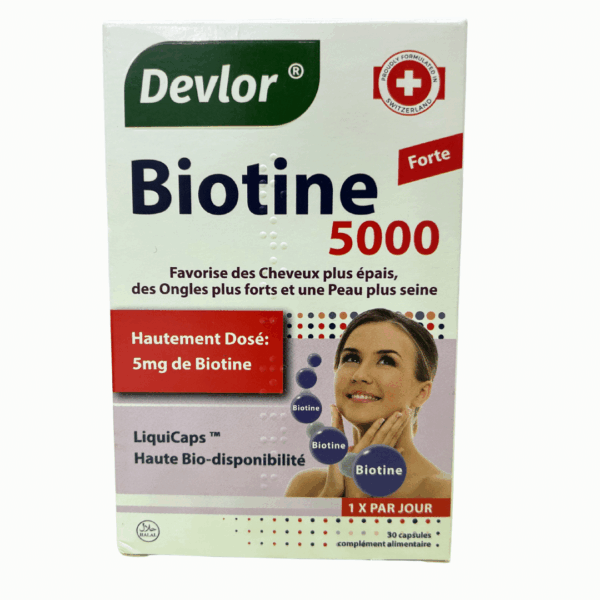 Devlor Biotine 5000 (5mg de Biotine)