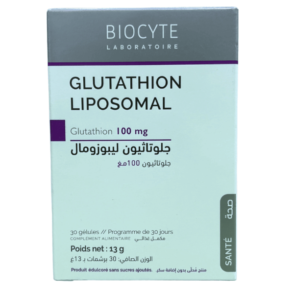 Biocyte Glutathion Liposomal 100mg (30 gélules)