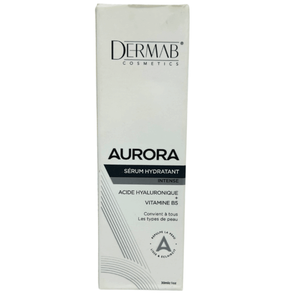 Dermab Aurora Sérum Hydratant Acide Hyaluronique + Vitamine B5 (tous types de peau)