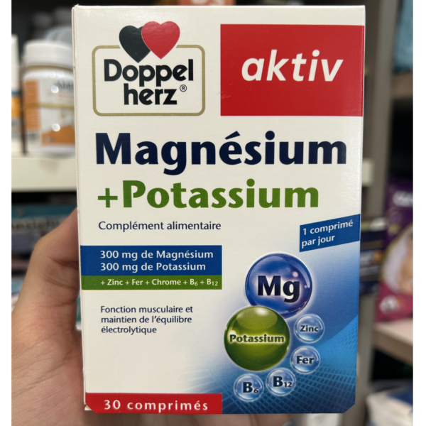 Doppelherz Magnésium + Potassium Sport B/30 Comprimé