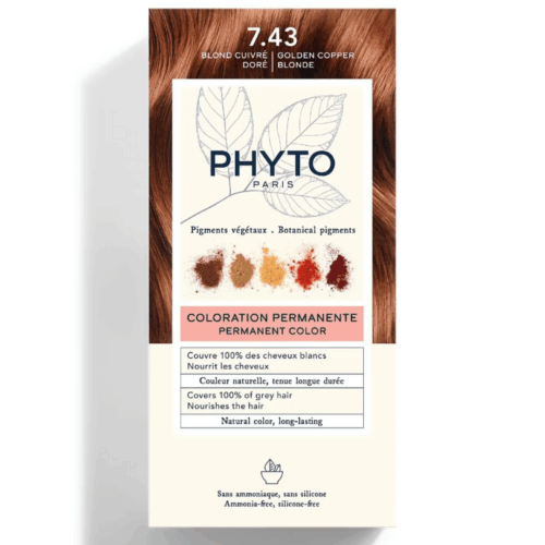 fesdsf.png Phyto Color 7.43 Blond Cuivré Doré (Golden Copper Blonde)