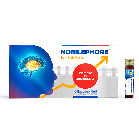Nobilephore Mémoire Et Concentration 10 Flacons