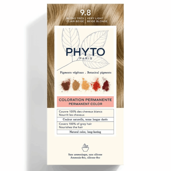 Phyto Color 9.8 Blond Très Clair Beige (Very Light Beige Blonde)