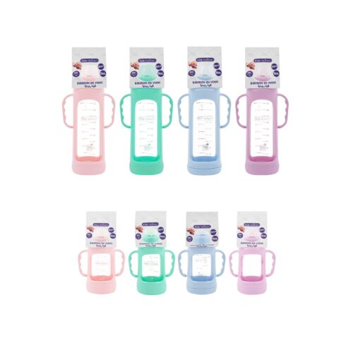 Kids Heaven Biberon En Verre Avec Bras Incassable