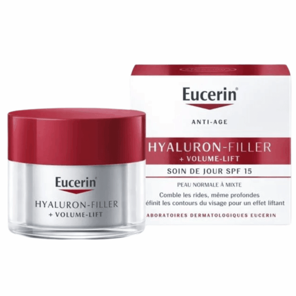 Eucerin HYALURON FILLER + VOLUME LIFT Soin de Jour SPF15 Peau Normale à Mixte