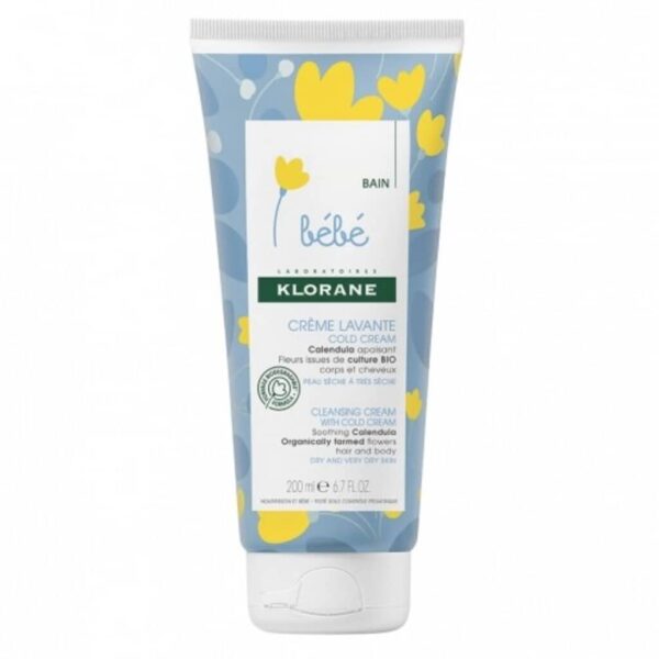 Klorane Bebe Creme Lavante Cold Cream 200Ml