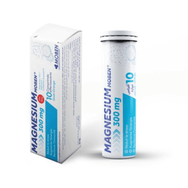 Moben Magnesium 300mg B/10 Comprimés Effevervescents