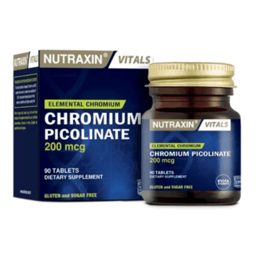 nutraxin-chromium-picolinate-200mcg-b690.png Nutraxin Chromium Picolinate 200mcg B/90 Comprimés