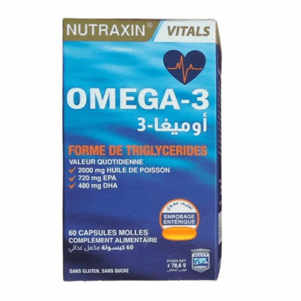 Nutraxin Omega 3 2000mg B/60 Capsules