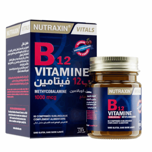 nutraxin-vitamine-b12-1000mcg-b-30-comprimes.png Nutraxin Vitamine B12 1000mcg B-30 Comprimés Sublinguaux