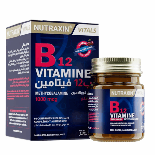 Nutraxin Vitamine B12 1000mcg B-30 Comprimés Sublinguaux