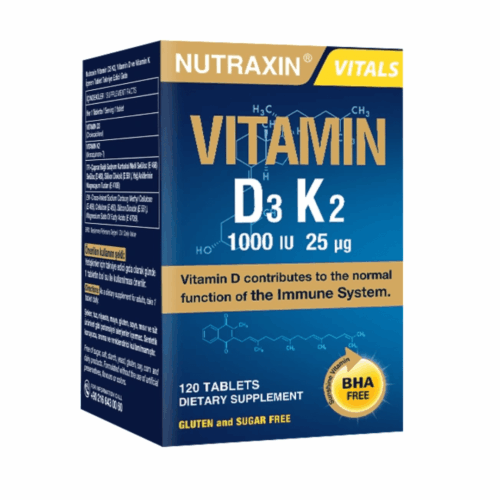 nutraxin-vitamine-d3-k2-b-120-comprimes.png Nutraxin Vitamine D3 K2 B/120 Comprimés