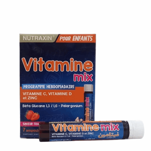 Nutraxin Vitamine Mix Pour Enfants 4 Ans+ B/07 Ampoules Buvables