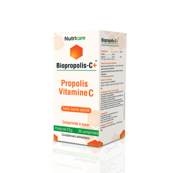Nutricare Biopropolis-C+ B/30 Comprimés à Sucer