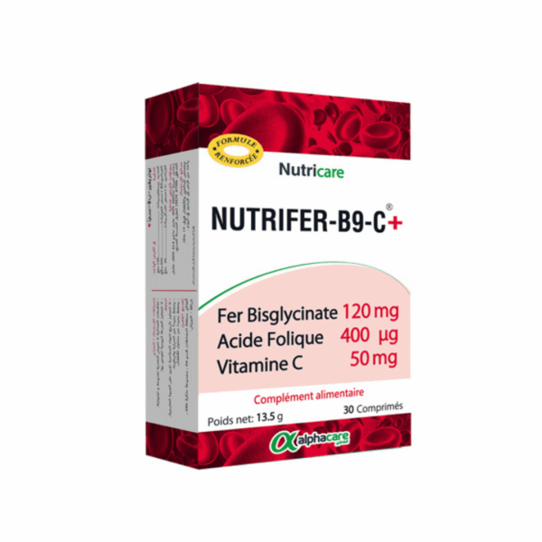 Nutricare Nutrifer-B9-C+ B/30 Comprimés