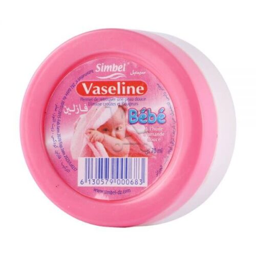 Simbel Vaseline Bébé À L’Huile D’Amande Douce 70Ml