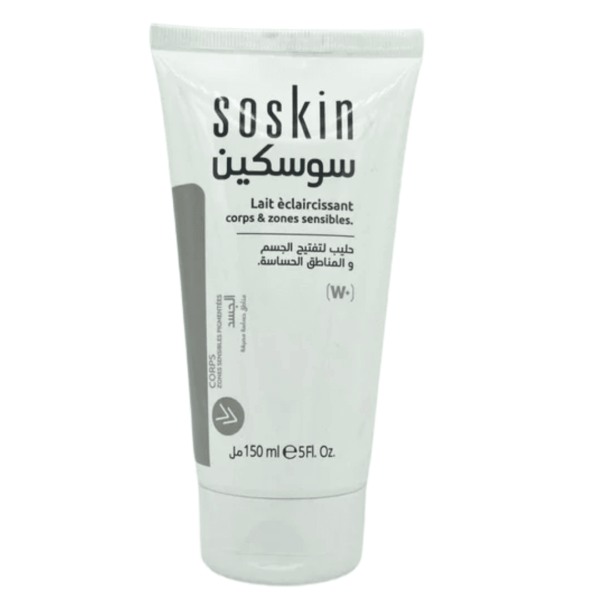Soskin Lait Eclaircissant Corps et Zones Sensibles