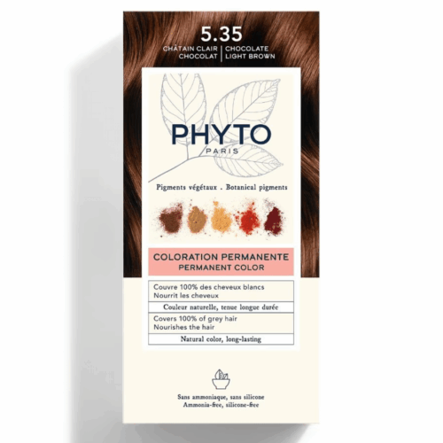 sqfzsgfzs.png Phyto Color 5.35 Châtain Clair Chocolat (Chocolate light brown)